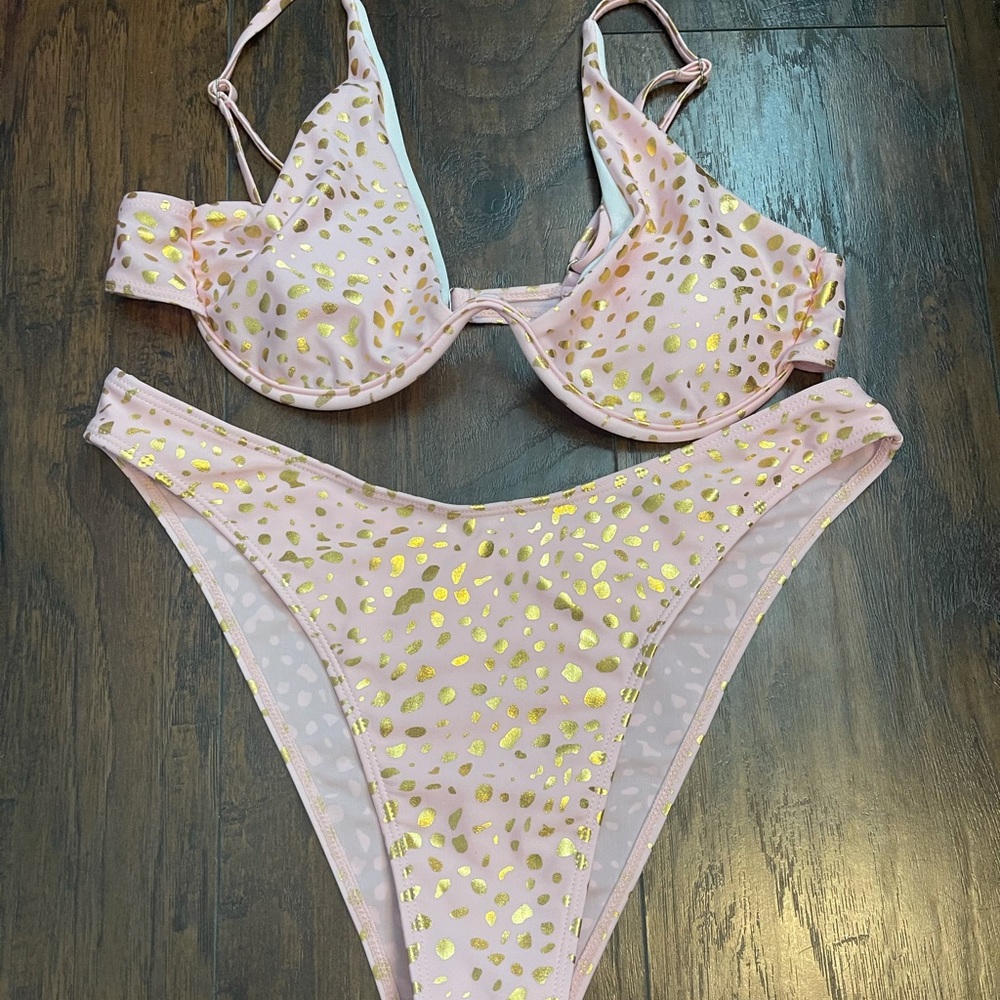 Light Pink High Leg Bikini